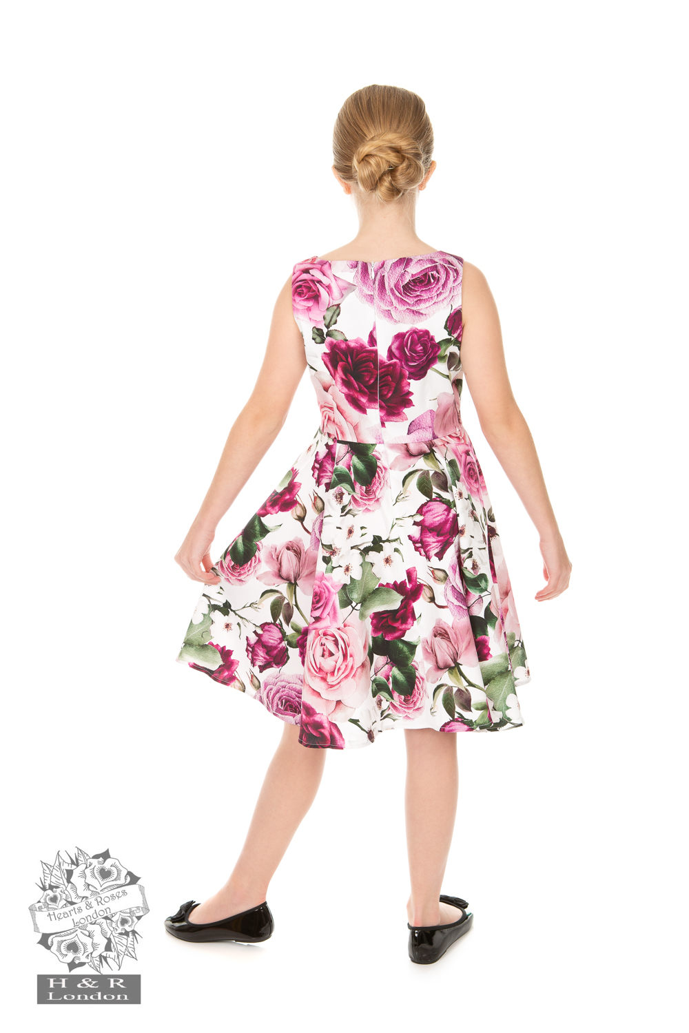 Girls Alice Floral Swing Dress